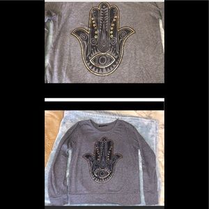 RockRose Hamsa Design Top